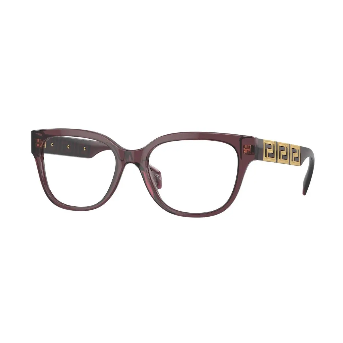 VE 3338 Transparent Violet 5209 Size 52 Eyeglasses by Versace