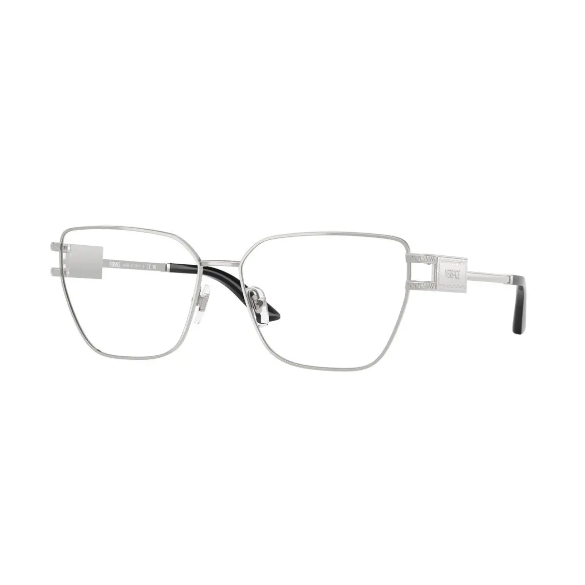 VE 1301 Silver Demo Lens 1000 Size 55 Eyeglasses by Versace