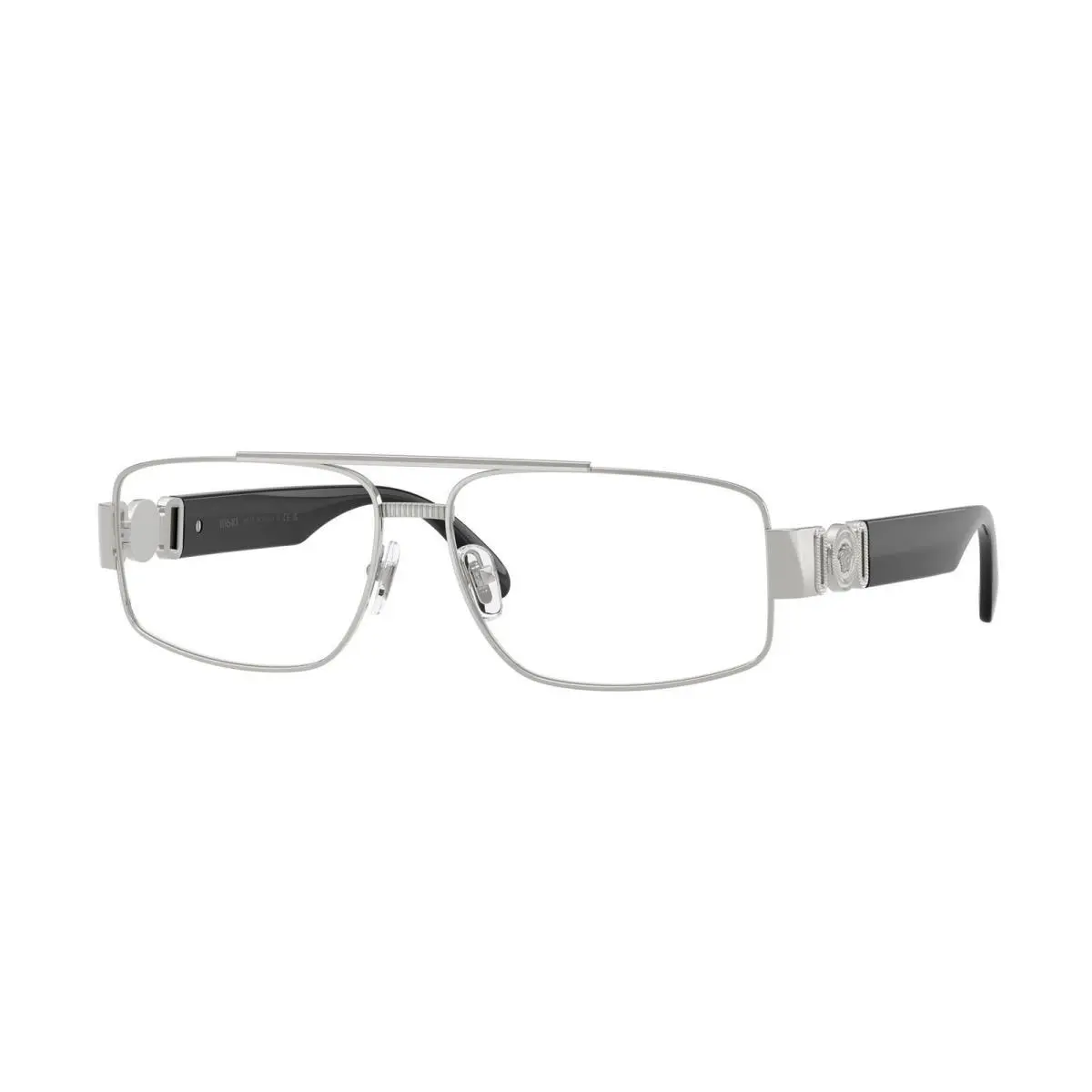 VE 1317 Silver Demo Lens 1000 Size 56 Eyeglasses by Versace