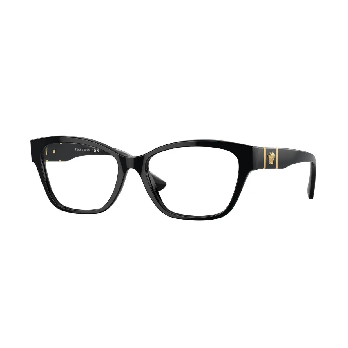 VE 3344 Black GB1 Size 54 Eyeglasses by Versace