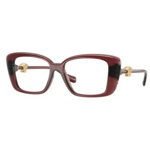 VE 3385 U Transparent Red Demo Lens 5539 Size 53 Eyeglasses by Versace