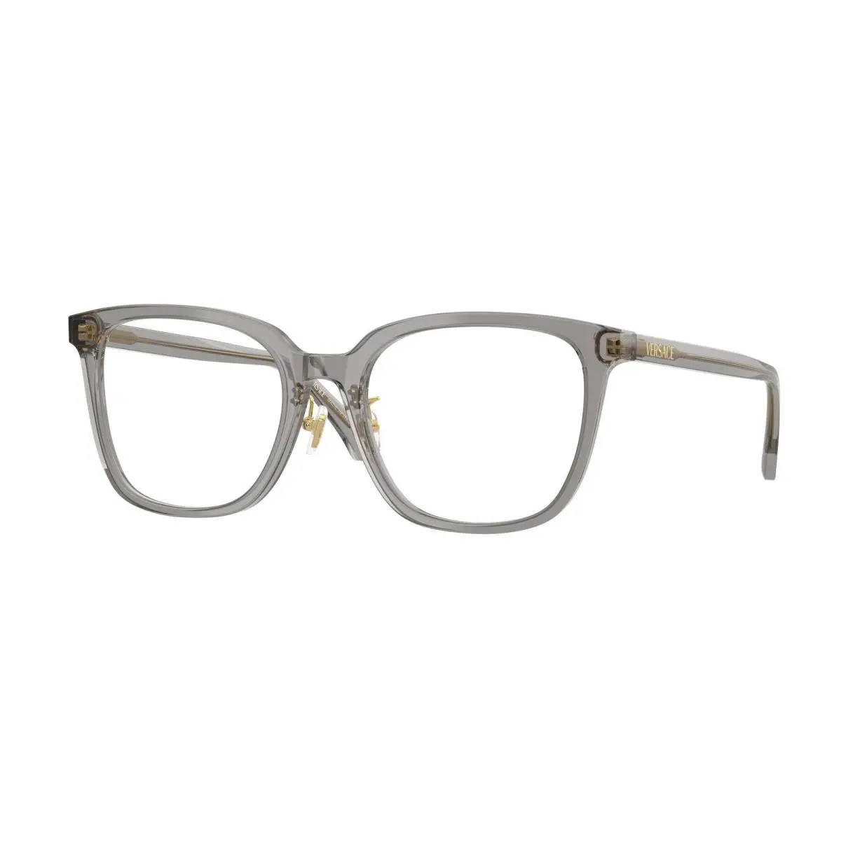 VE 3378 D Transparent Grey Demo Lens 5510 Size 54 Eyeglasses by Versace