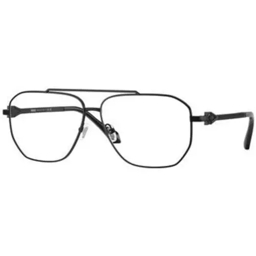 VE 1307 Matte Black Demo Lens 1436 Size 59 Eyeglasses by Versace