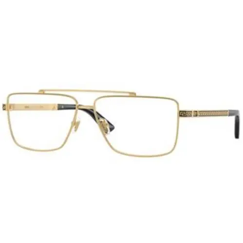 VE 1315 Gold Demo Lens 1436 Size 56 Eyeglasses by Versace