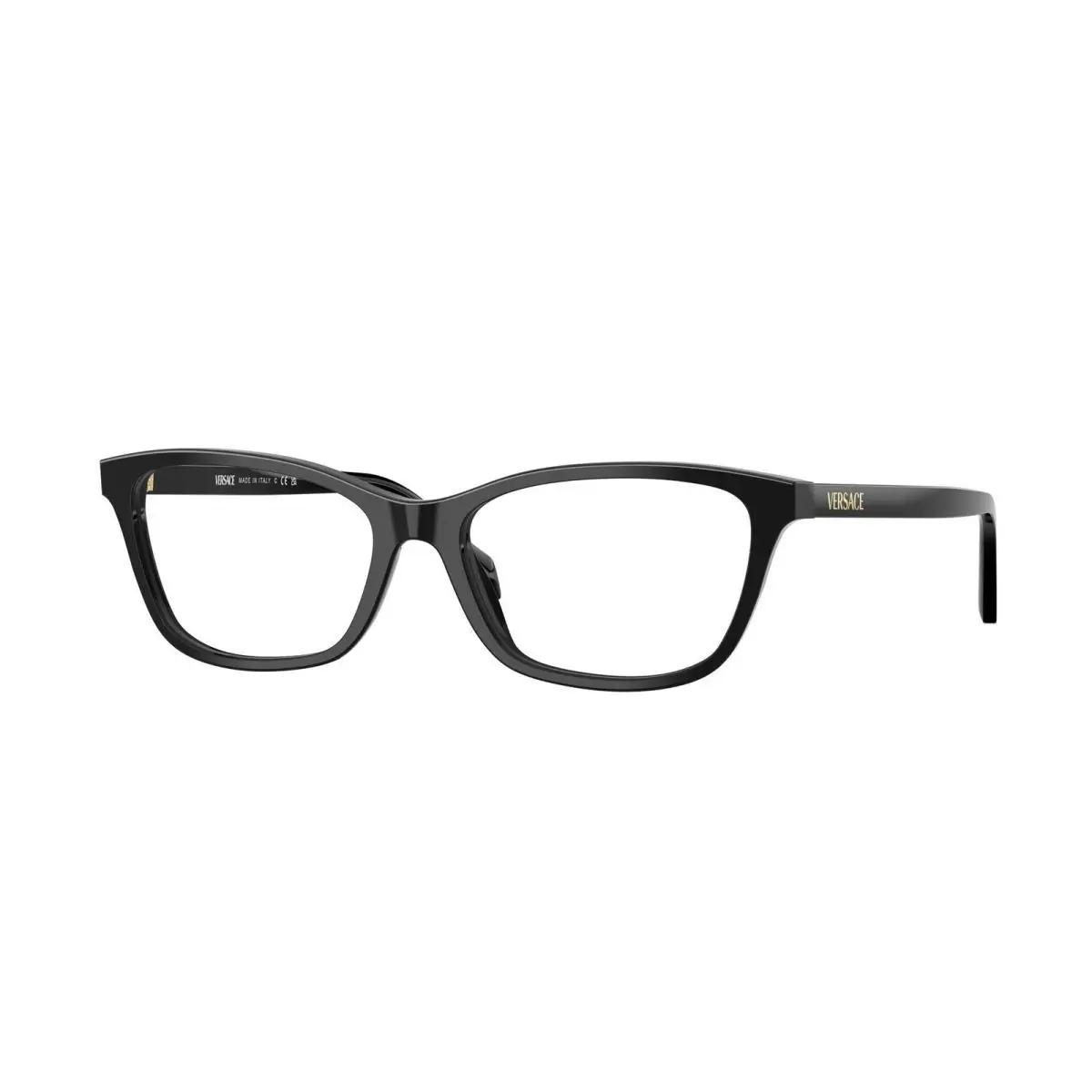 VE 3375 Black Demo Lens GB1 Size 52 Eyeglasses by Versace