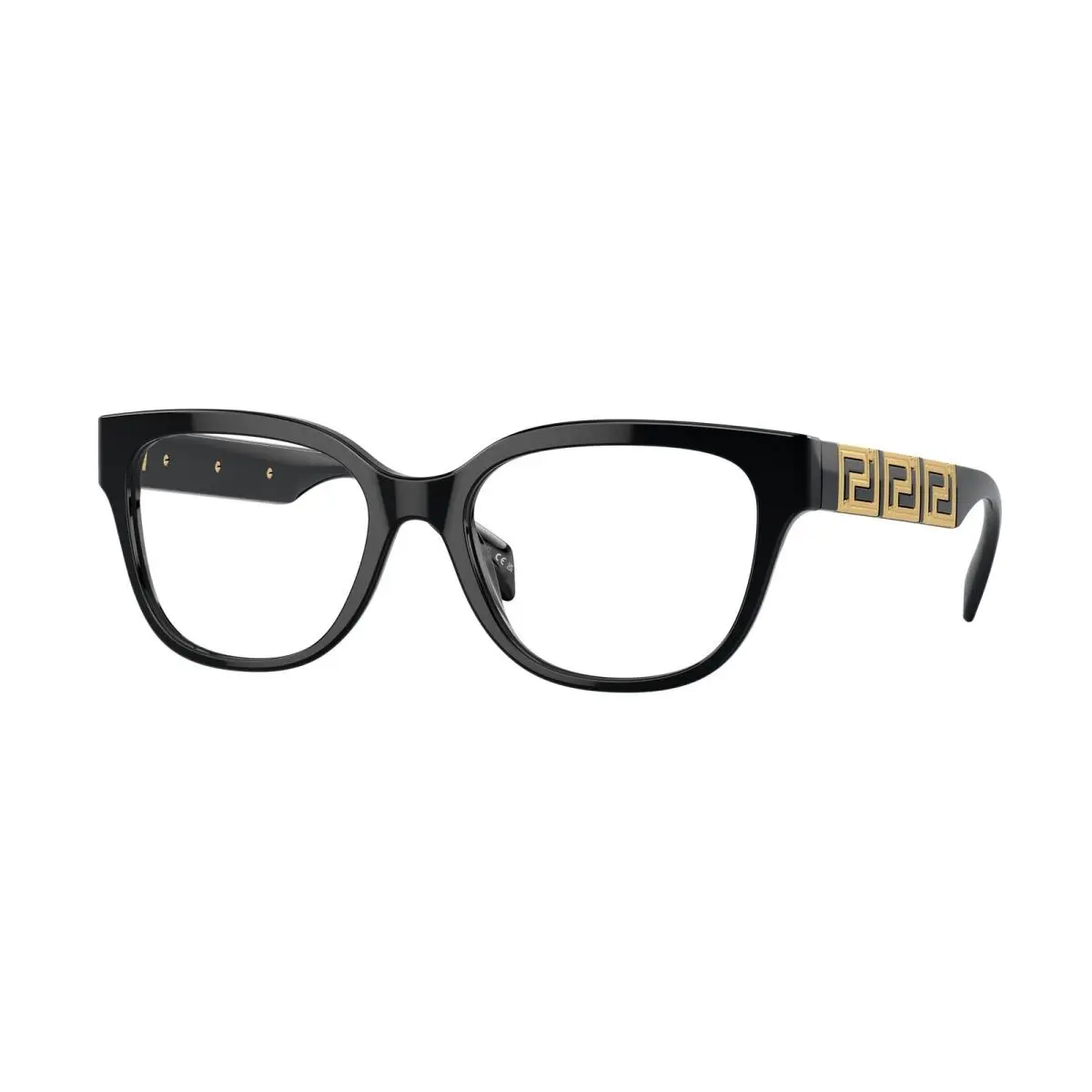 VE 3338 Black GB1 Size 52 Eyeglasses by Versace