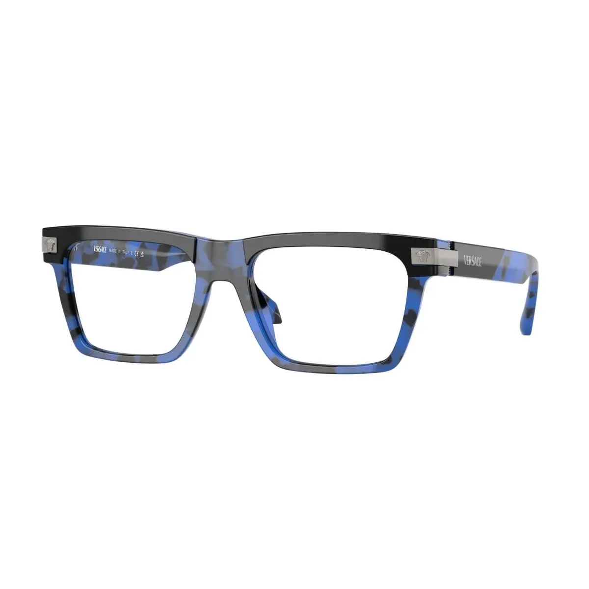 VE 3354 Top Black/havana Blu / Demo Lens 5460 Size 53 Eyeglasses by Versace