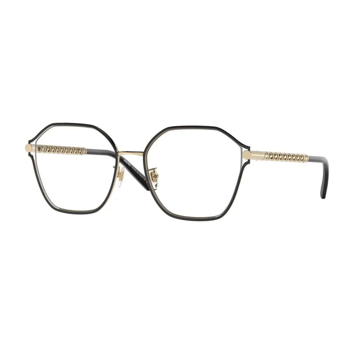 VE 1299 D Pale Gold 1425 Size 55 Eyeglasses by Versace