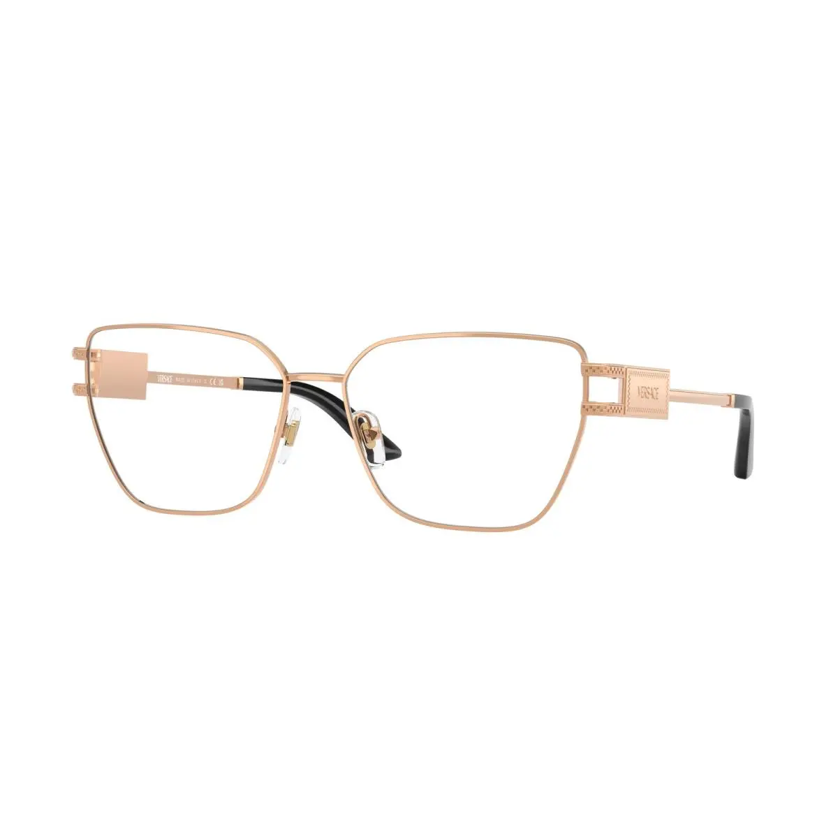 VE 1301 Rose Gold Demo Lens 1412 Size 55 Eyeglasses by Versace