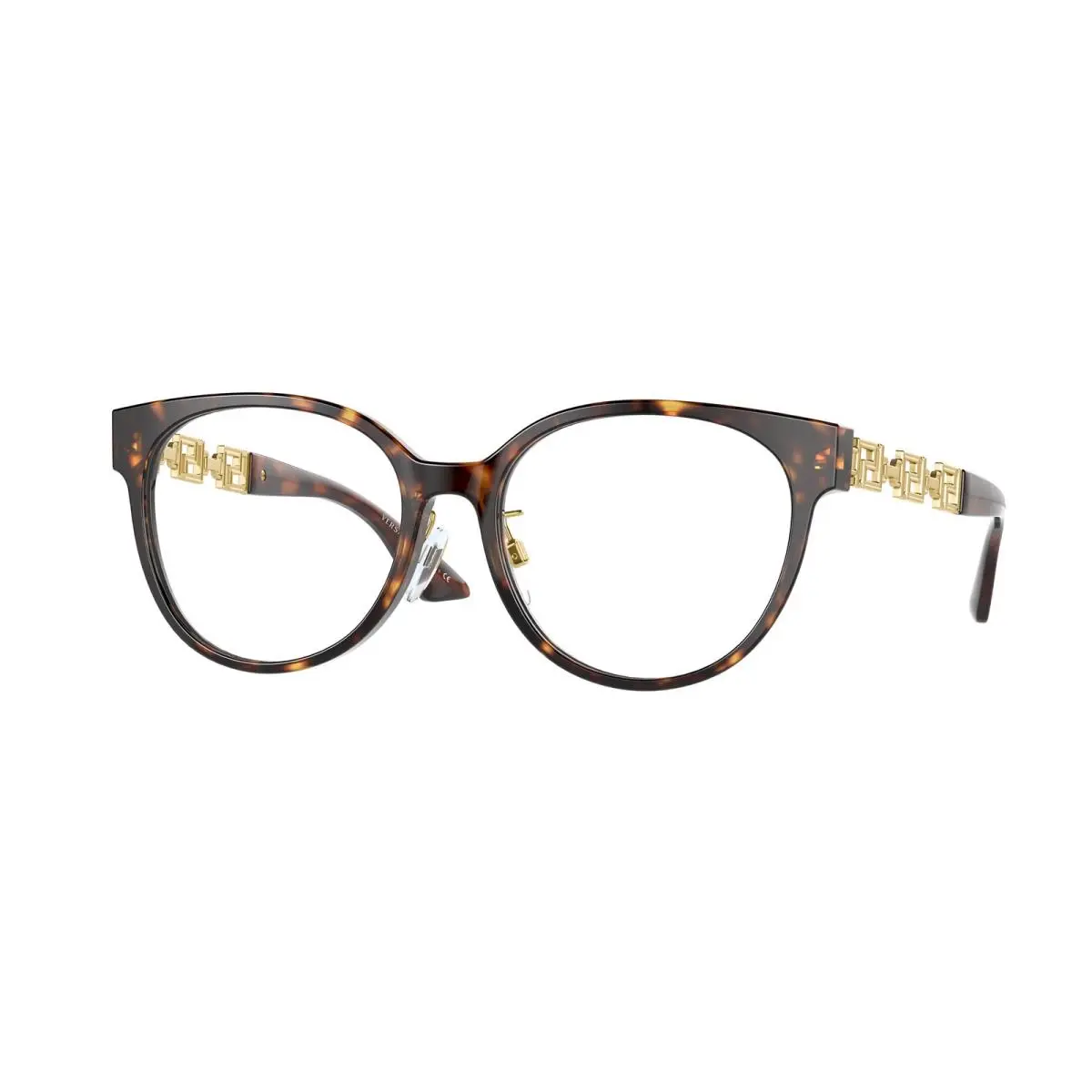 VE 3302 D Havana 108 Size 54 Eyeglasses by Versace
