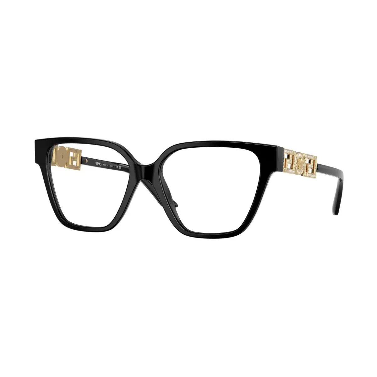 Versace VE 3358 B Black GB1 Size 52 Eyeglasses
