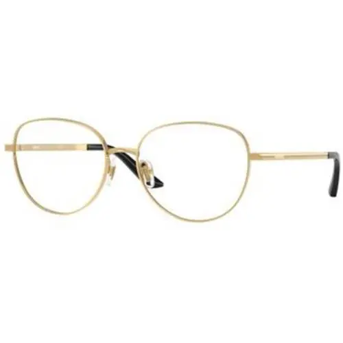 VE 1312 Gold Demo Lens 1002 Size 53 Eyeglasses by Versace