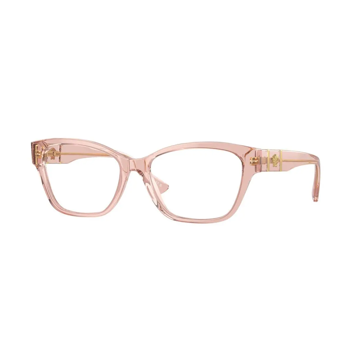 VE 3344 Brown Transparent 5434 Size 54 Eyeglasses by Versace