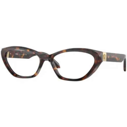VE 3356 Dark Havana Demo Lens 108 Size 53 Eyeglasses by Versace