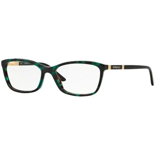 VE 3186 Havana 5076 Size 54 Eyeglasses by Versace