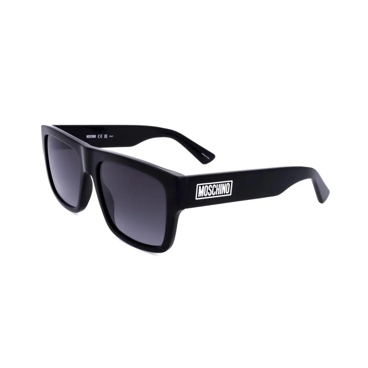 Men`s 56 mm Black Sunglasses MOS187-S-807-56 by Moschino