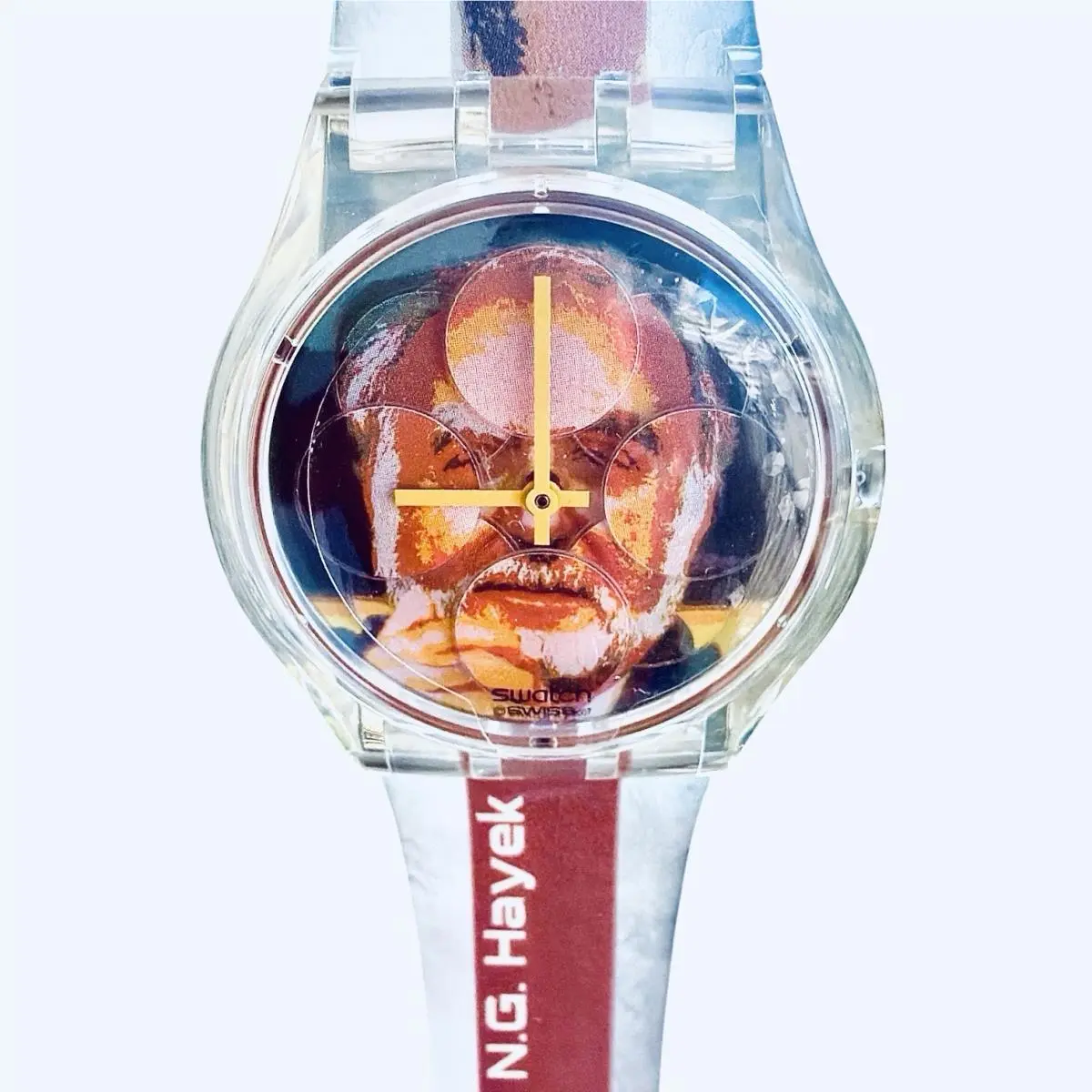 Hayek Branded Watch SUPZ100 2007 Limited Edition 1000 Made Squiggly Nos by Swatch