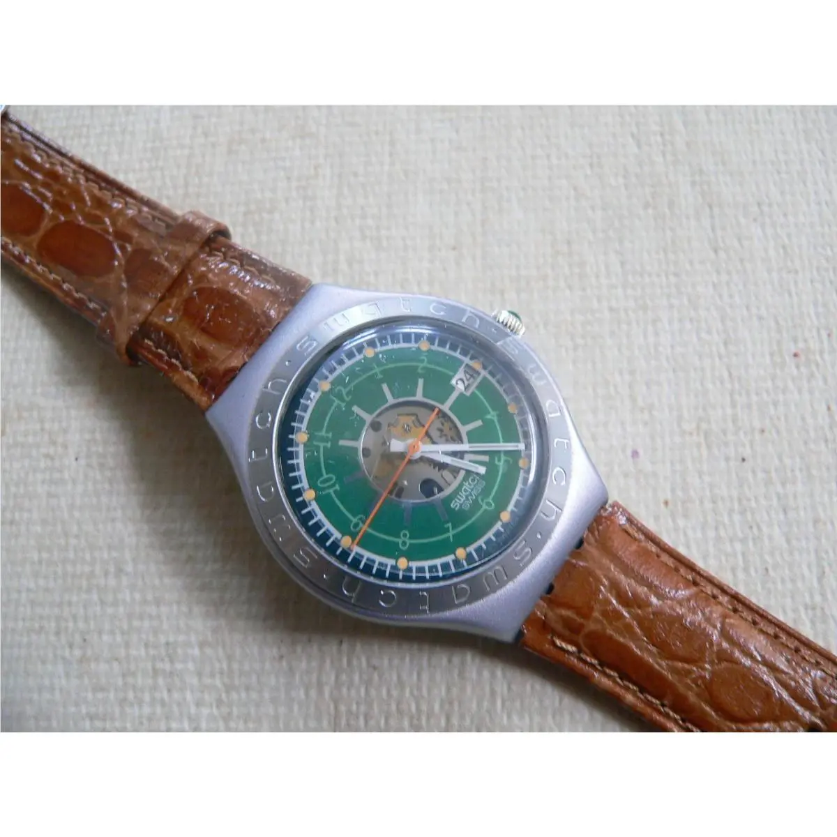 1995 Irony  Watch YGS4001 Irish Weekend by Swatch