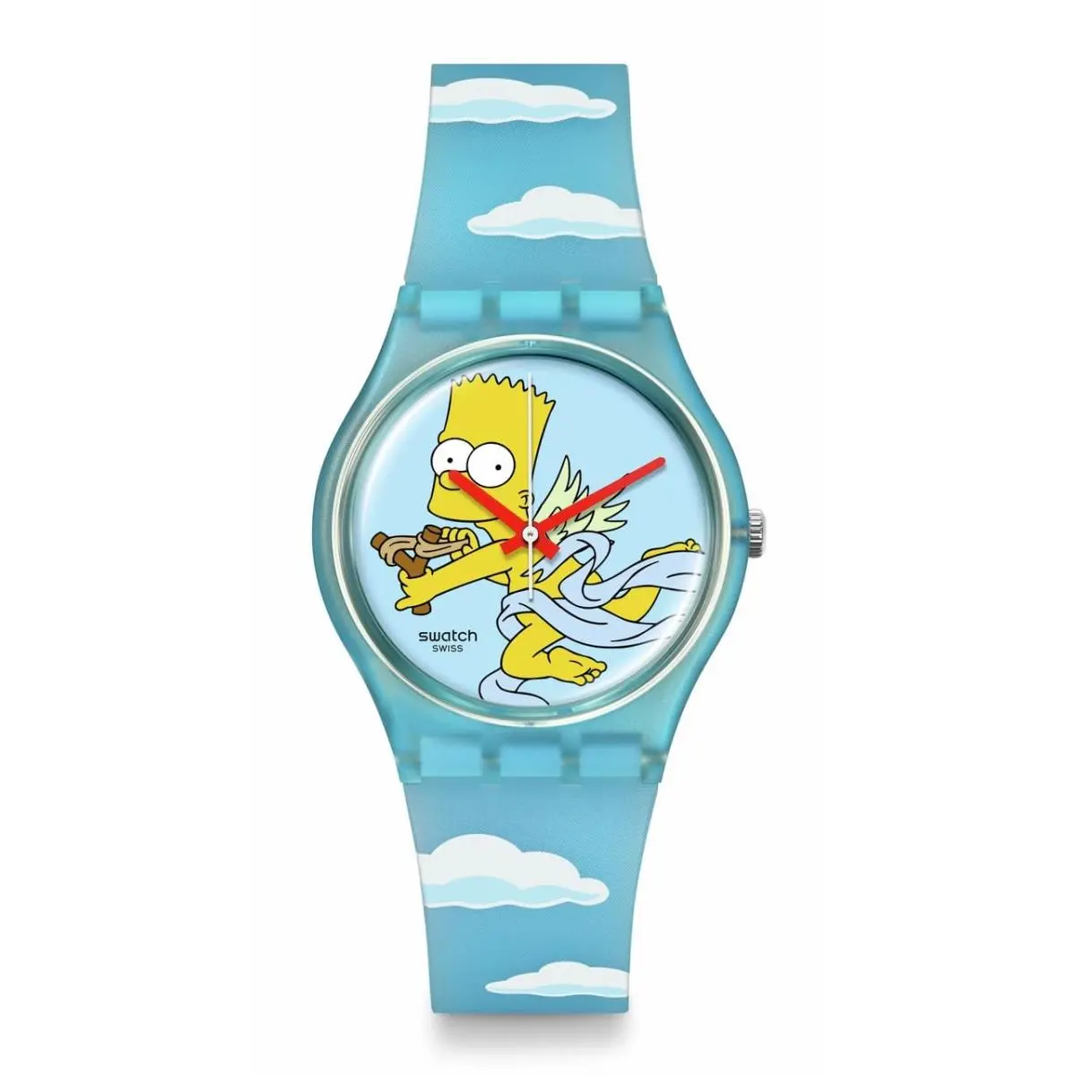 Gent Biosourced Unisex Watch Casual Polymer Blue Quartz by Swatch