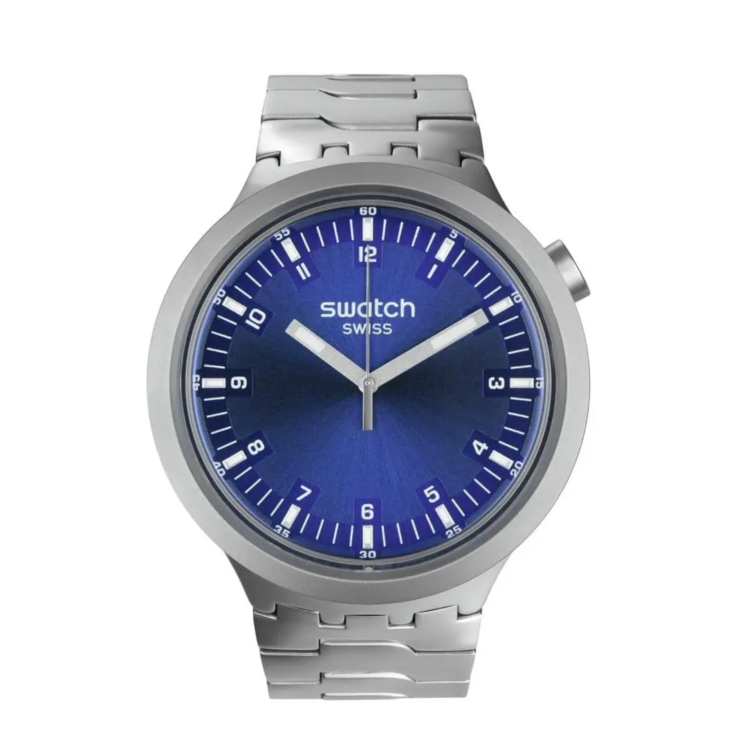 Big Bold Irony Unisex Watch Casual Polymer Blue Automatic by Swatch