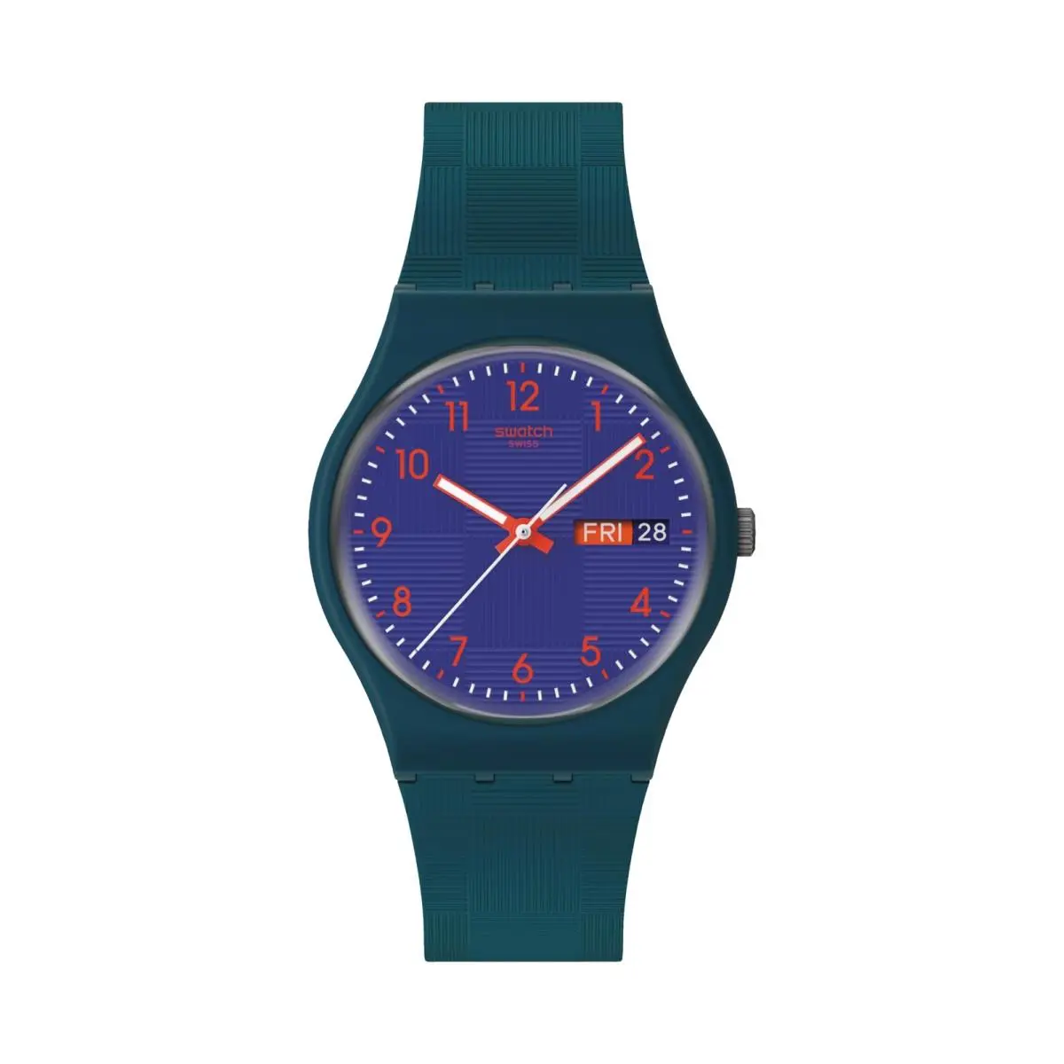 Unisex Casual Watch Green Bio-sourced Quartz Pattern Formation by Swatch