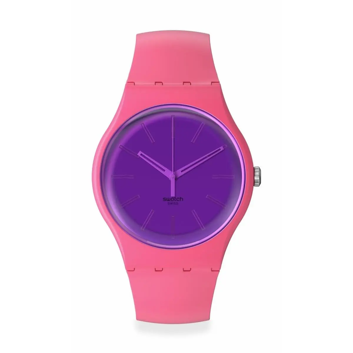 Gent Biosourced Unisex Watch Casual Polymer Pink Quartz by Swatch