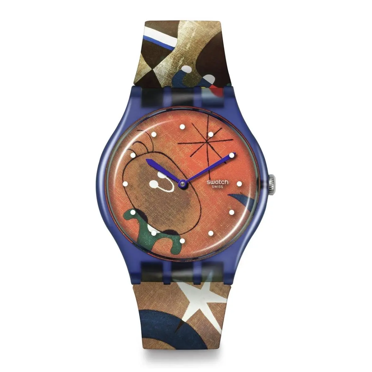 Gent Biosourced Unisex Watch Casual Polymer Blue Quartz by Swatch