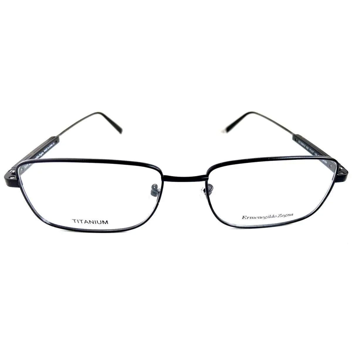 EZ 5068-D 002 55mm Titanium Men`s Eyeglasses Frame by Ermenegildo Zegna