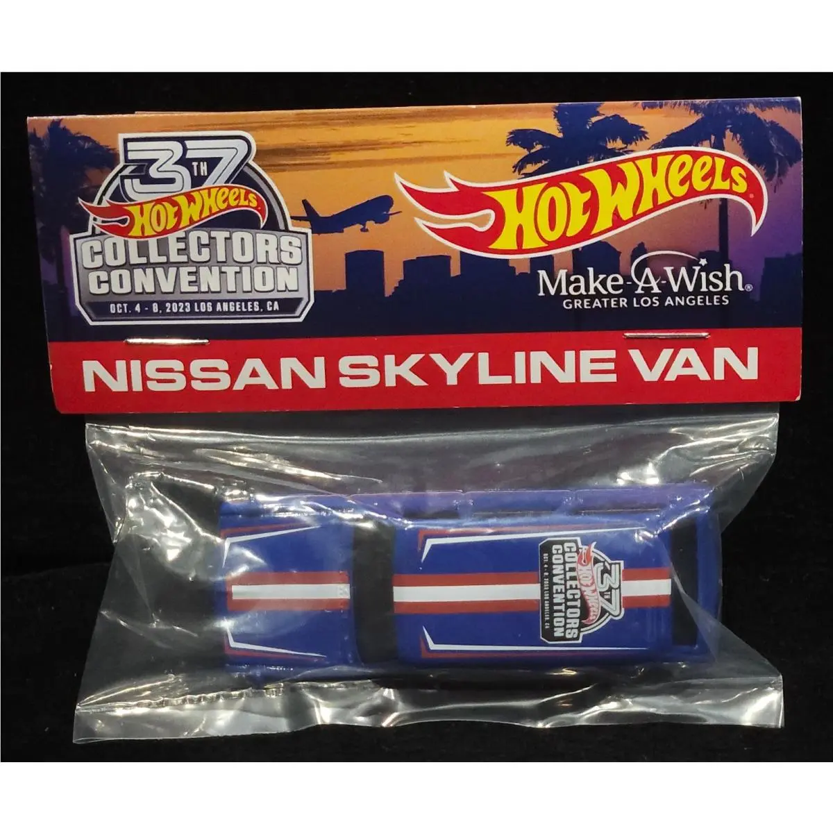 Hot Wheels Nissan Skyline Van 2023 37th Collectors Convention Charity Car Blue
