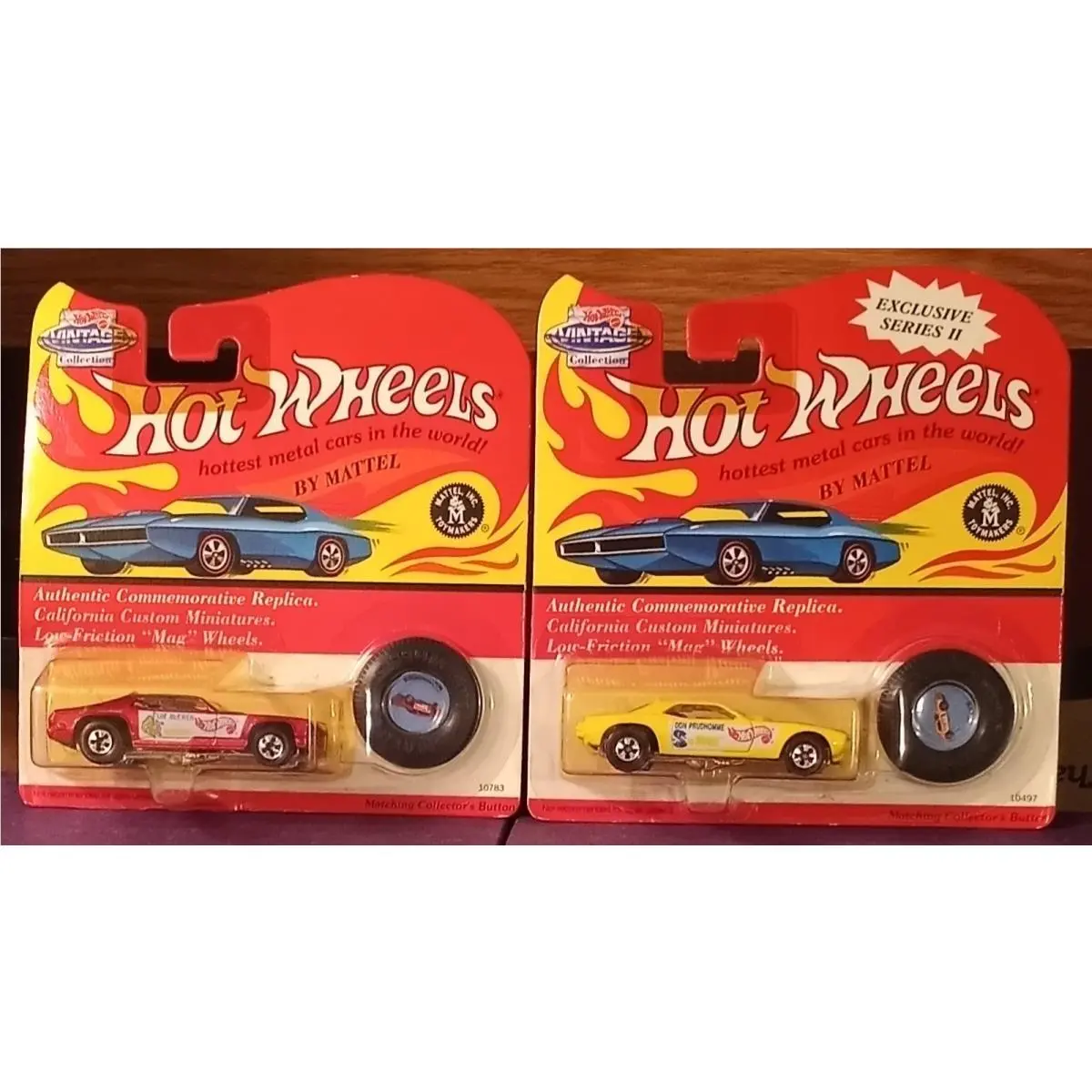 Hot Wheels® 25th Anniversary Mongoose Snake Funny Cars 1993