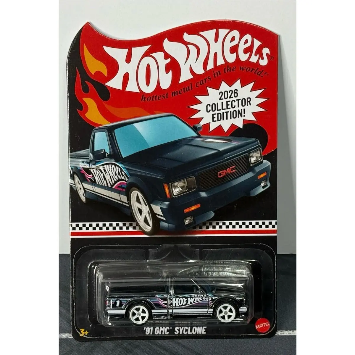 2026 Hot Wheels Collector Edition Black 1991 Gmc Syclone Kroger Mail In 1:64