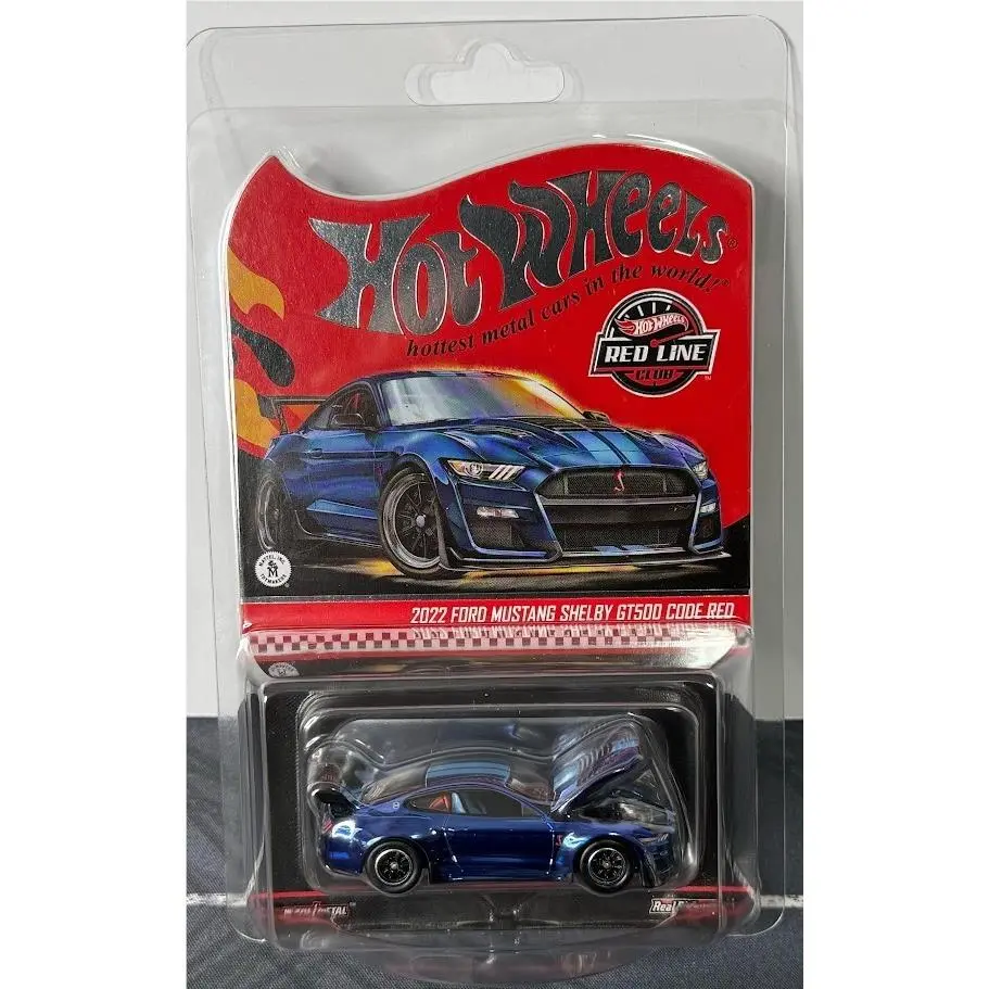 2026 Hot Wheels Red Line Club Rlc Blue ‘22 Ford Mustang Shelby GT500 Code Red