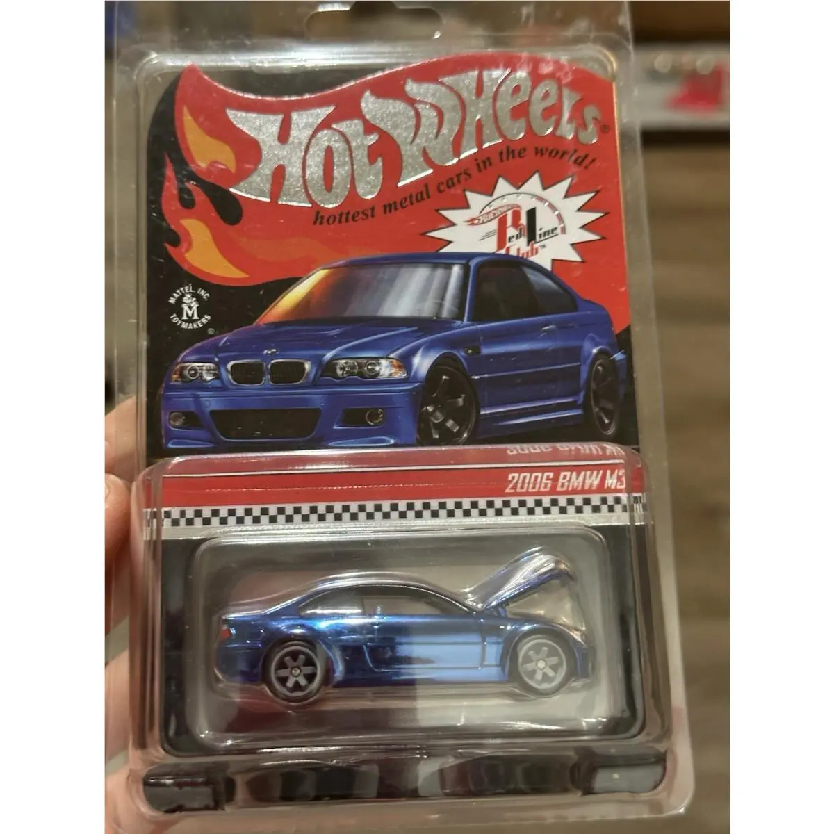 2021 Hot Wheels Rlc 2006 Bmw M3 Blue Red Line Club Exclusive 28661/30000
