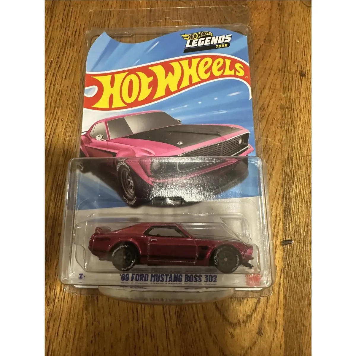 2026 Hot Wheels Legends Tour Pink - `69 Ford Mustang Boss 302 Ships in Protector