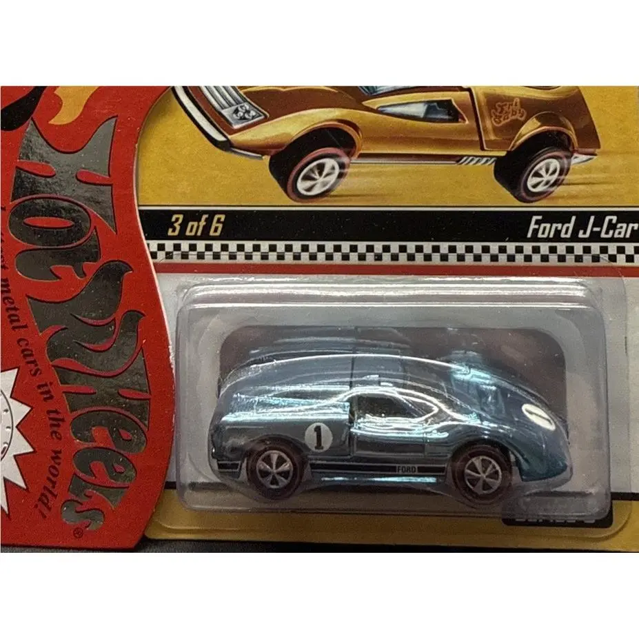 Hot Wheels 2009 Rlc Neo-classic Series Blue Ford J-car Serial 02803/05000
