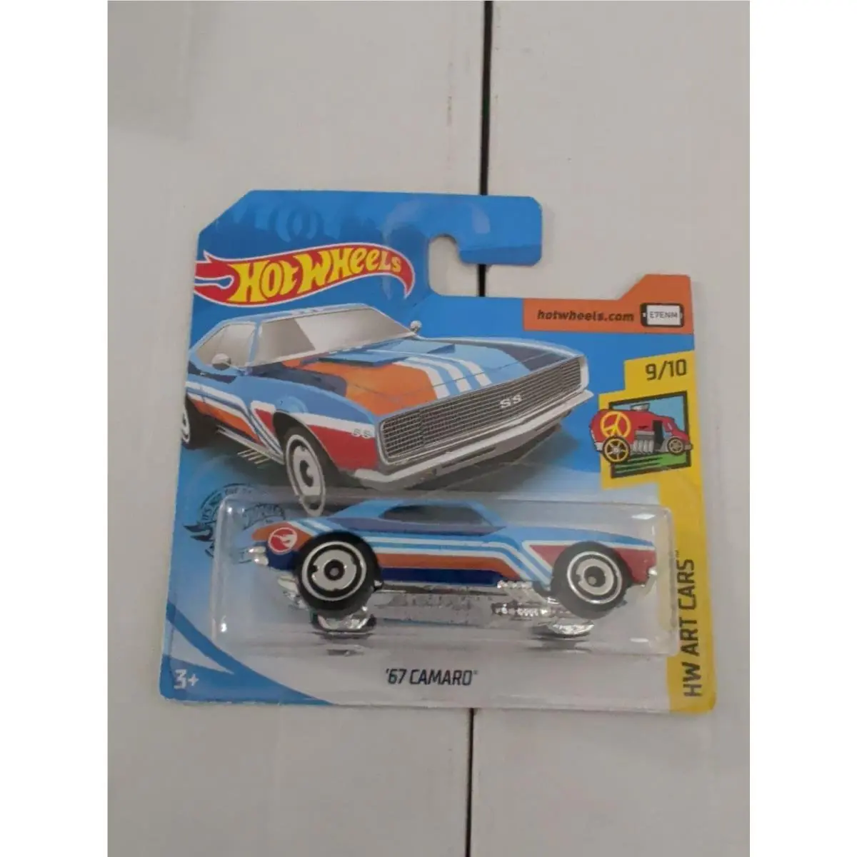 Hot Wheels Short Card Treasure Hunt ’67 Camaro From HW Art Cars