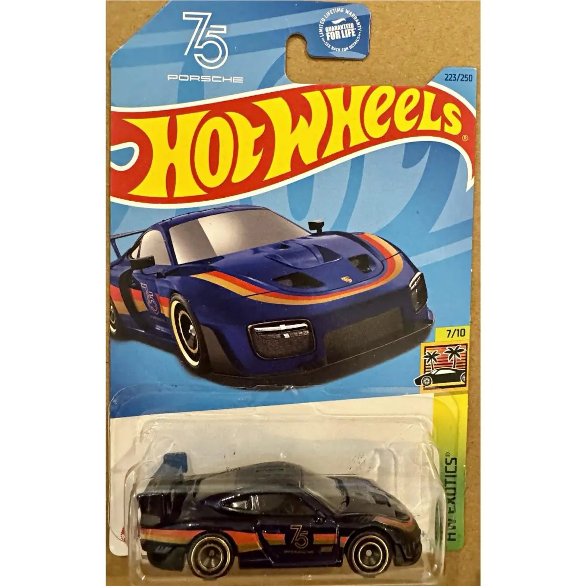 Hot Wheels Porsche 935 HW Exotics 1:64 Diecast Blue 2021 Super Treasure Hunt