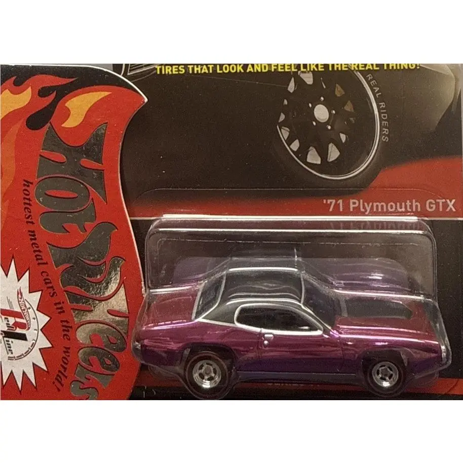 Hot Wheels 1971 Plymouth Gtx Rlc Real Riders Red Line Club Car Hwc 02070/04000