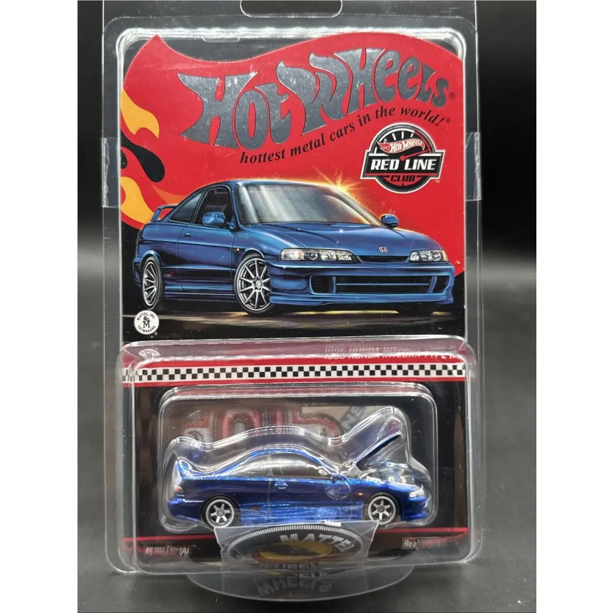 2025 Hot Wheels Blue 1995 Honda Integra Type R Rlc Club Exclusiv Button Patch