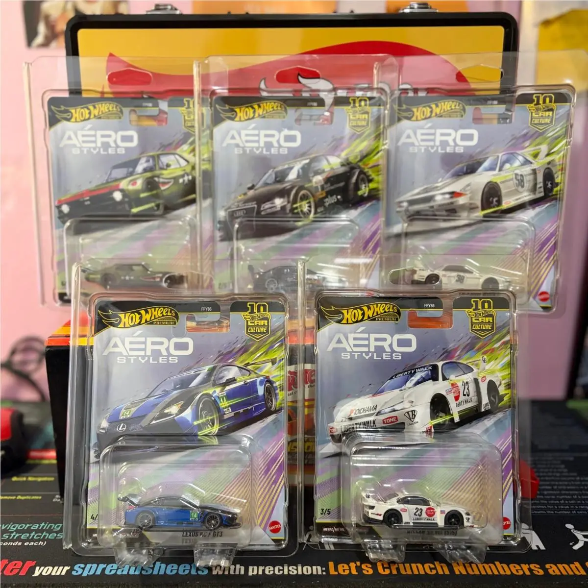 Hot Wheels Premium Car Culture Aero Styles Full Set 5 Cars
