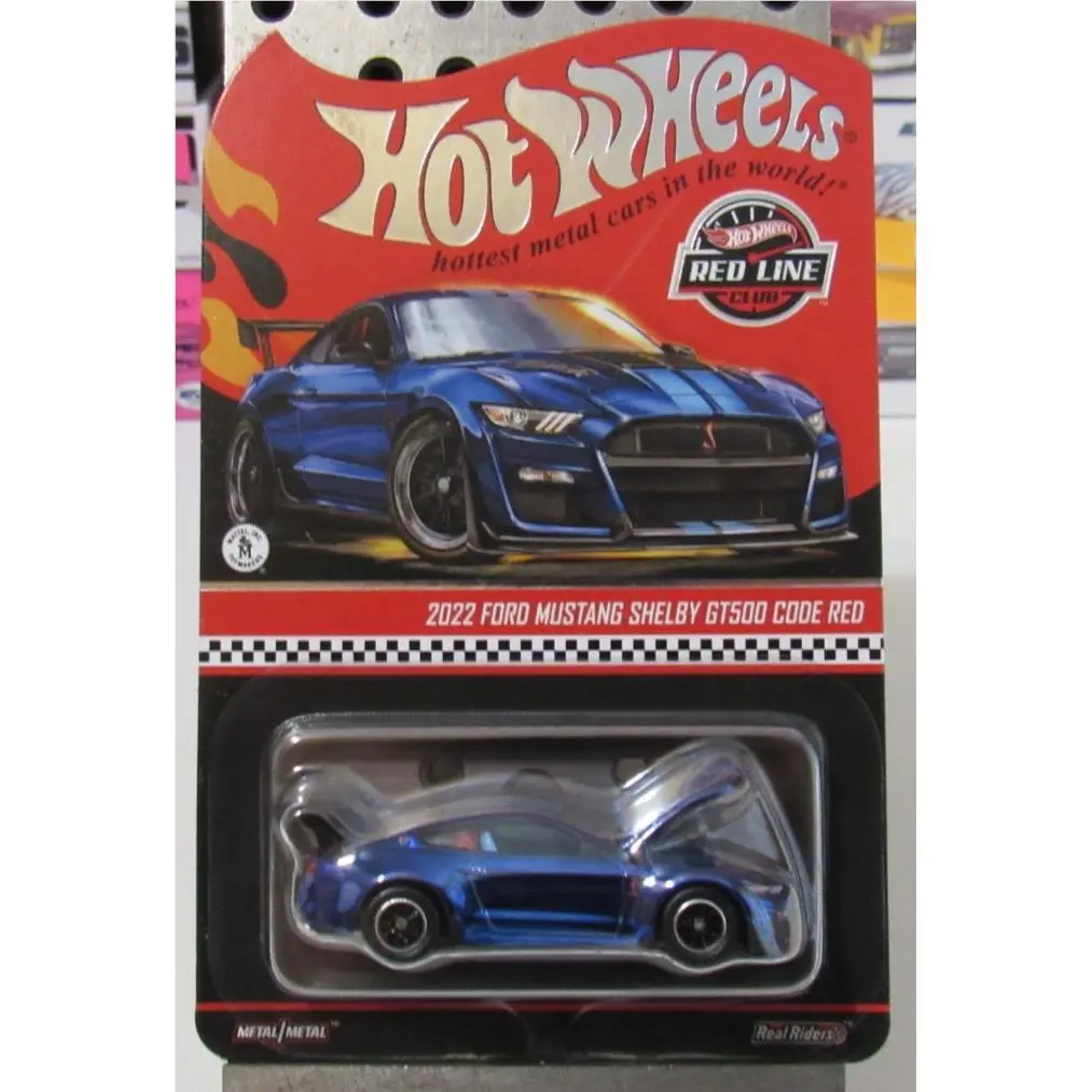 Hot Wheels 2026 Rlc 2022 Ford Mustang Shelby GT500 Code Red Real Riders Blue