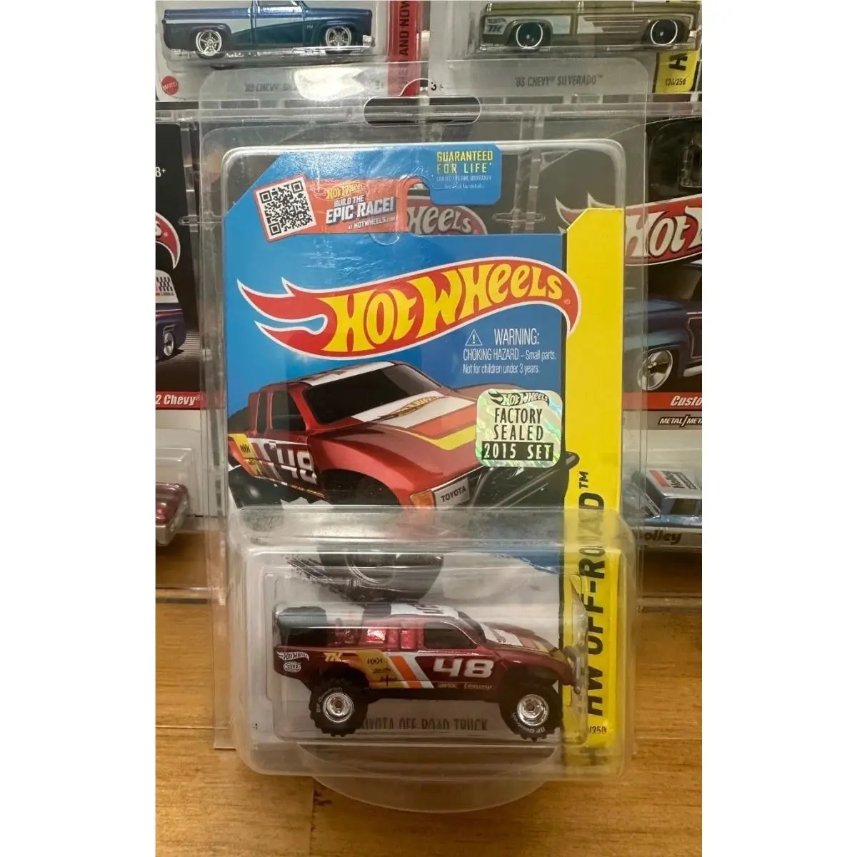 2015 Hot Wheels Super Treasure Hunt Toyota Off-road Truck Red