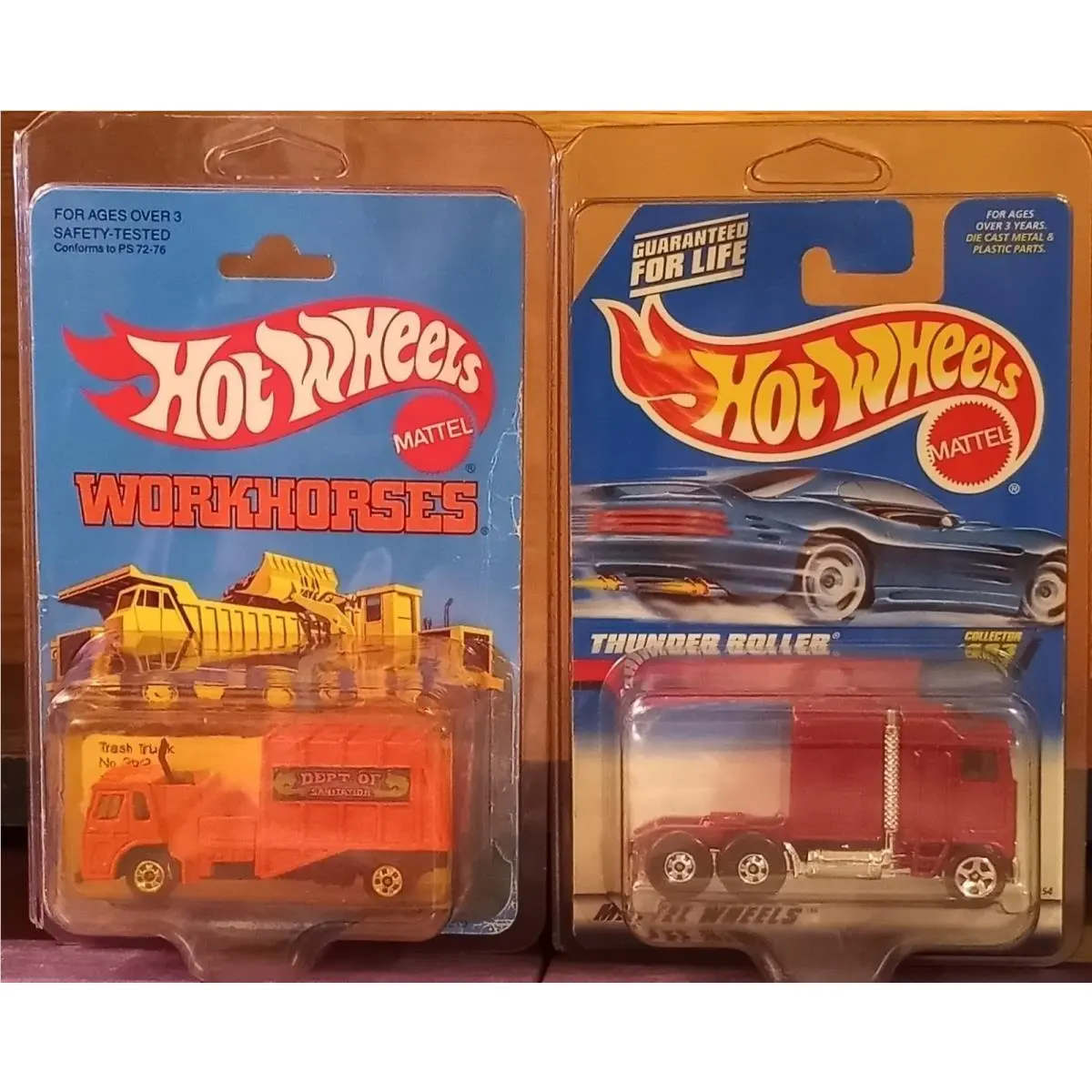 Hot Wheels® 1998 Thunder Roller/workhorses Trash Truck