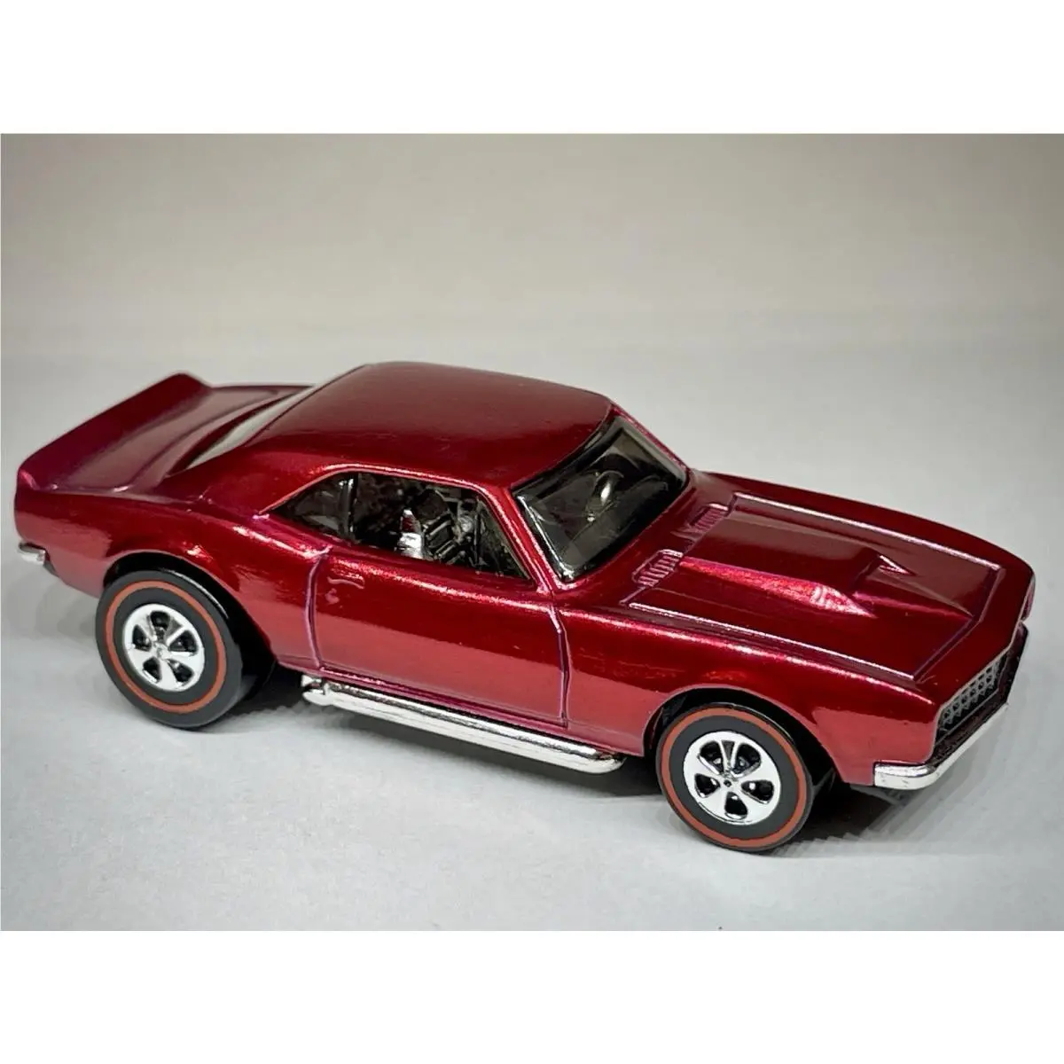 Custom Made Prototype Redline Spectraflame Red Hot Wheels 67 Chevy Camaro