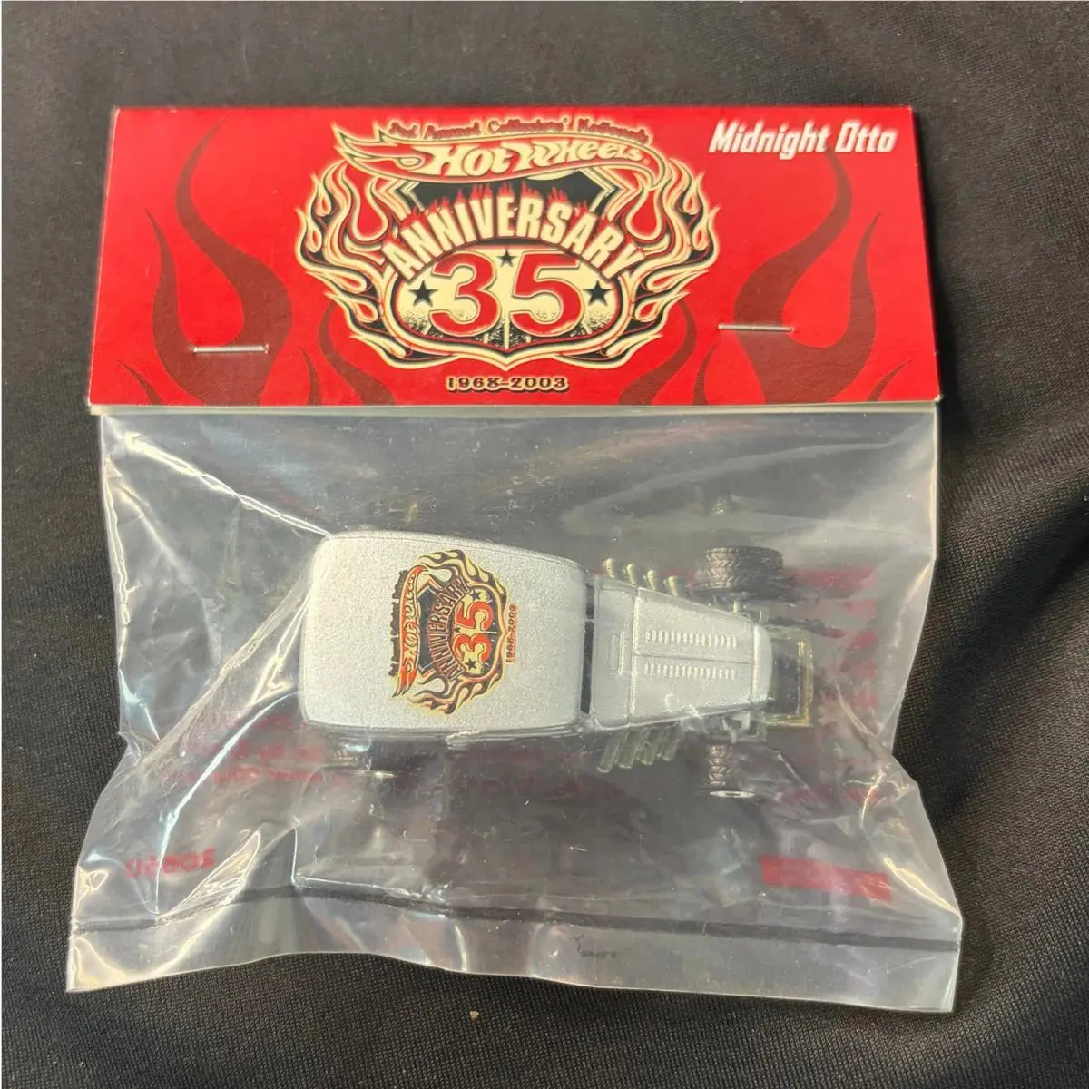 Hot Wheels 35th Anniversary 3rd Collectors Nationals Midnight Otto Baggie