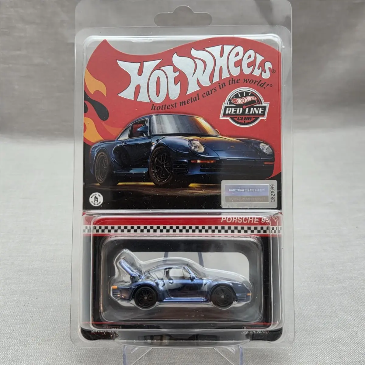 Hot Wheels Red Line Club Blue Porsche 959 W/protector