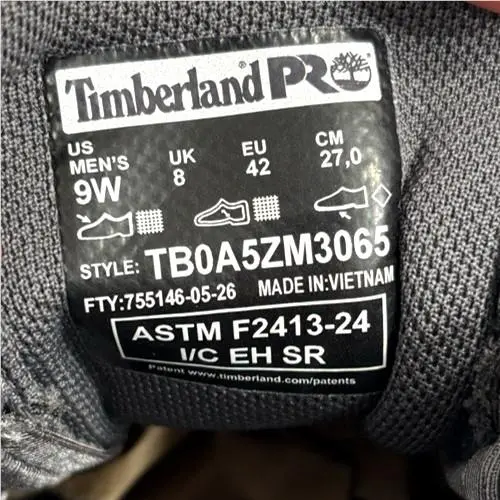 Timberland shoes - Timberland PRO Men`s Intercept Athletic Steel Toe Work Sneakers - TB0A5ZM3065 - Black 4