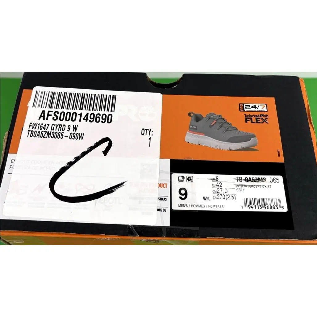 Timberland shoes - Timberland PRO Men`s Intercept Athletic Steel Toe Work Sneakers - TB0A5ZM3065 - Black 5
