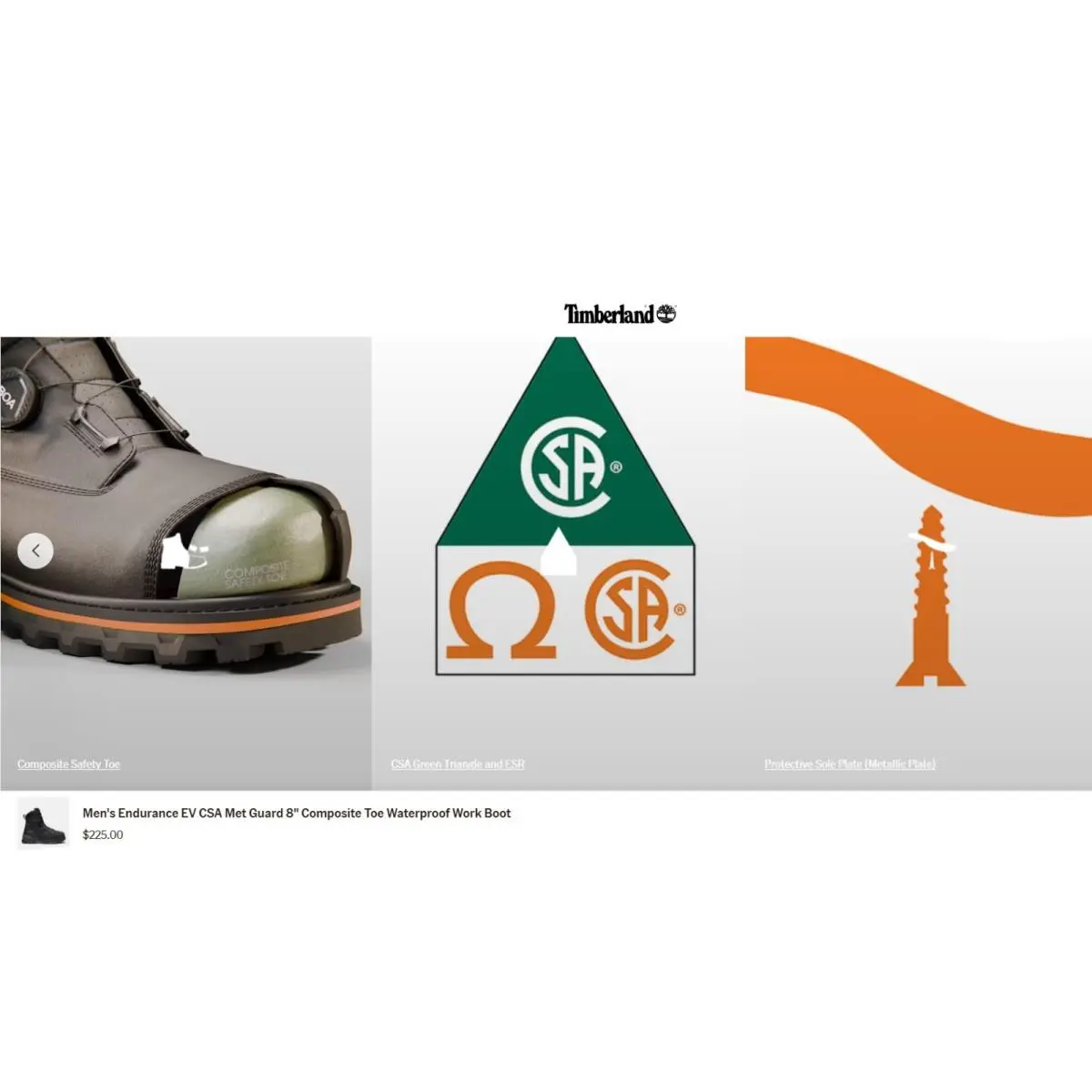 Timberland shoes - Timberland Pro® Endurance EV Internal Met Guard 8