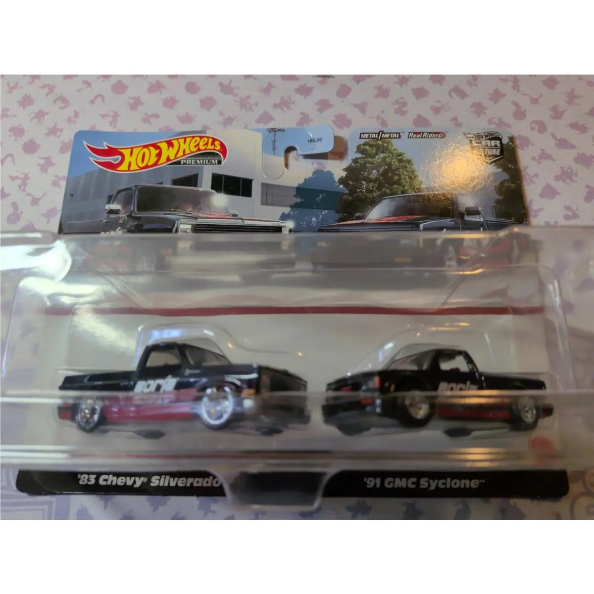 Hot Wheels Target Car Culture 2 Pack Borla `83 Chevy Silverado `91 Gmc Syclone